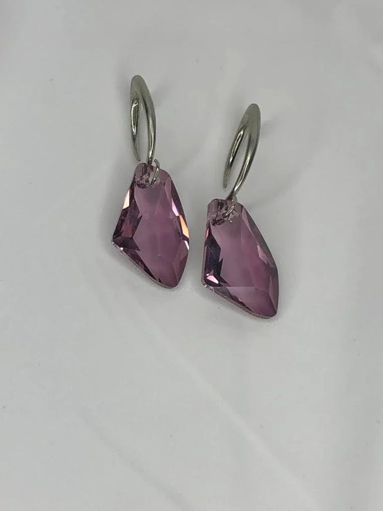 De-Art Purple Swarvoski Hangers from Diablo Organics