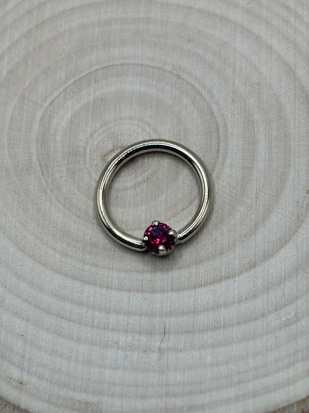 Fixed gem ring- Ruby- from Leroi