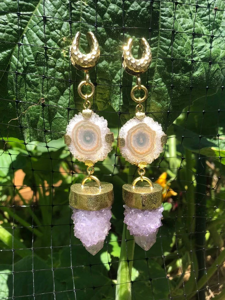 Stalactite Amethyst Druzy from Diablo Organics