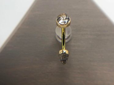 Tourmalated quartz bullet curve