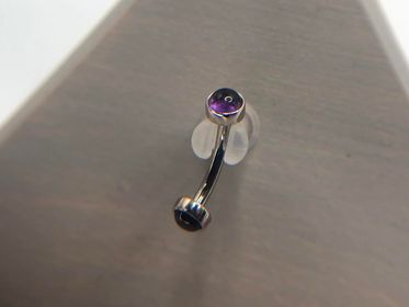 amethyst rook, eyebrow vertial labret curve