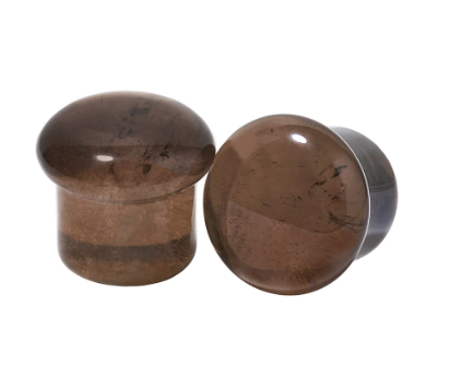 Smokey Quartz plugs from Diablo Organics