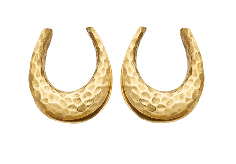 Hammered Brass Saddles from Diablo Organics