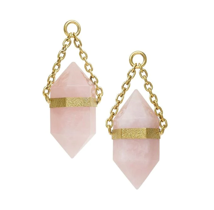 Rose Quartz DT crystals from diablo organics