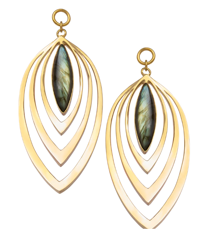 labradorite earrings