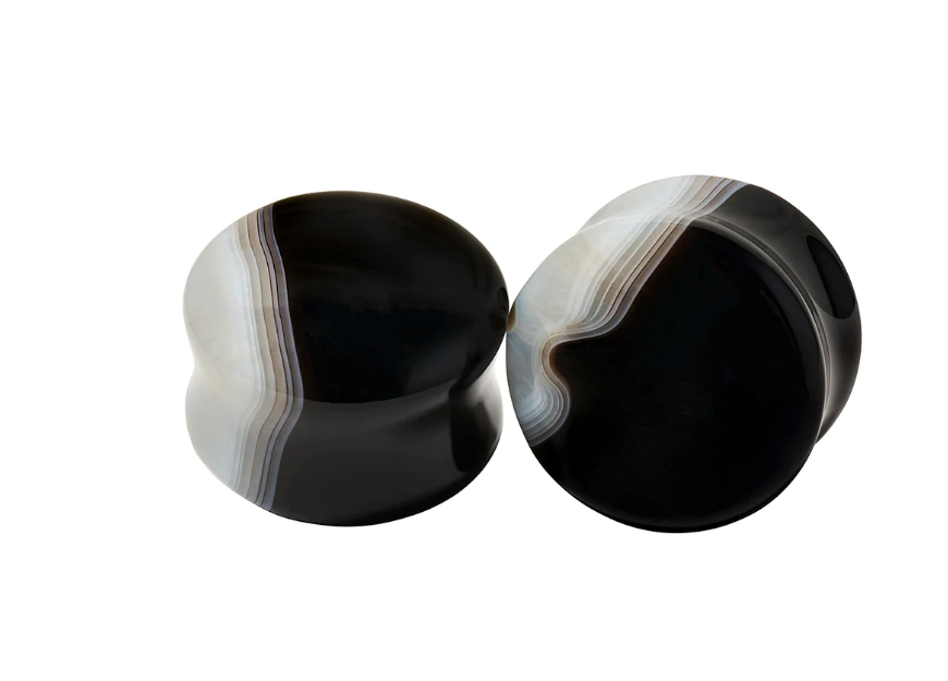 agate stone plugs