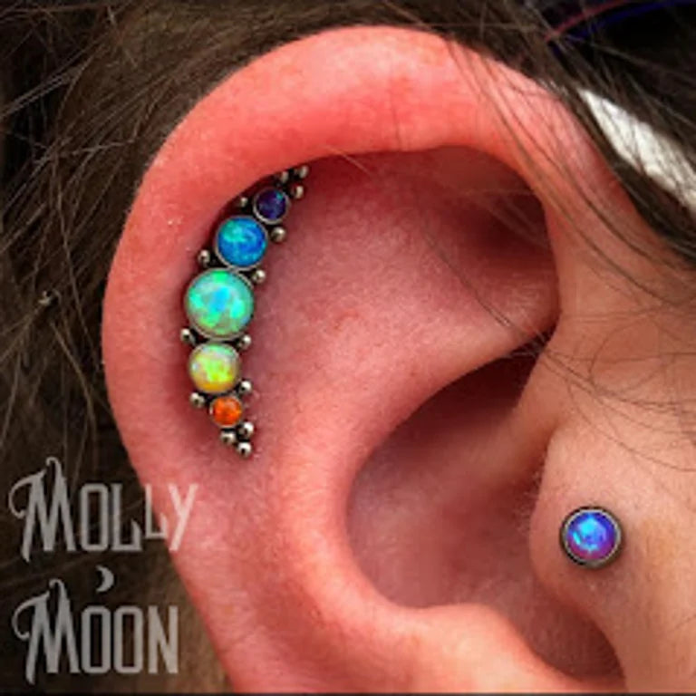 Opal rainbow cluster from Leroi