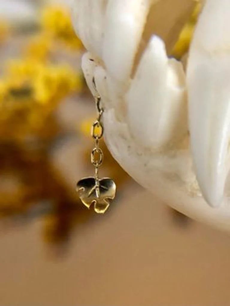 monstera leaf jewelry charm