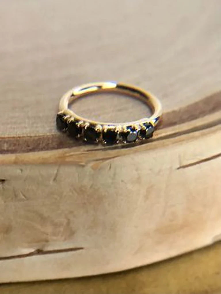 transition ring- Black- from anatometal