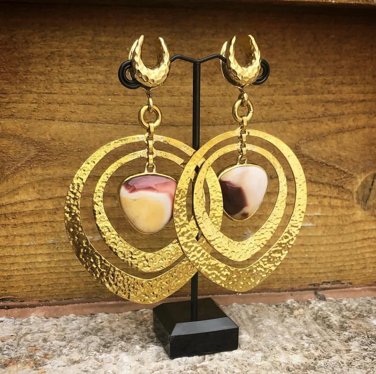 Mookaite Movement dangles from Diablo Organics
