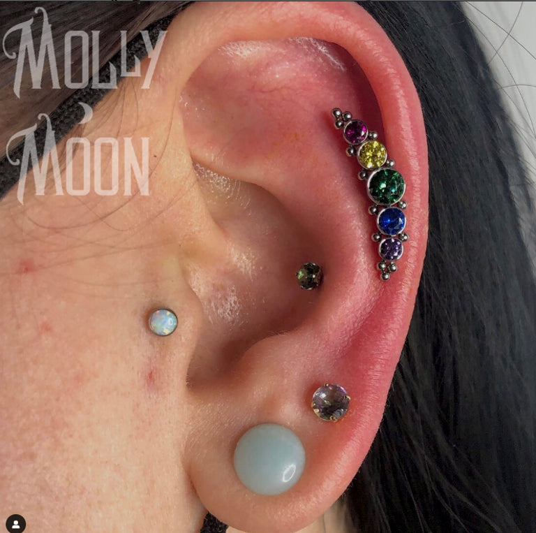 Pride! rainbow flag cluster from LeRoi