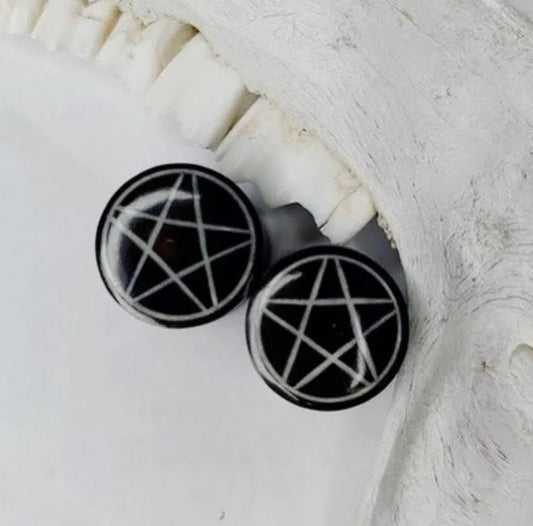 pentagram plugs from Diablo Organic