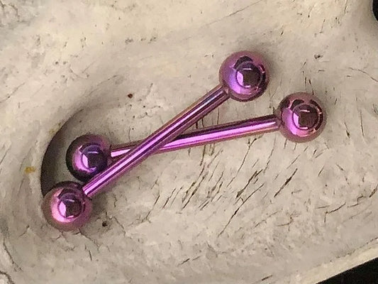 nipple bars anodized different colors 