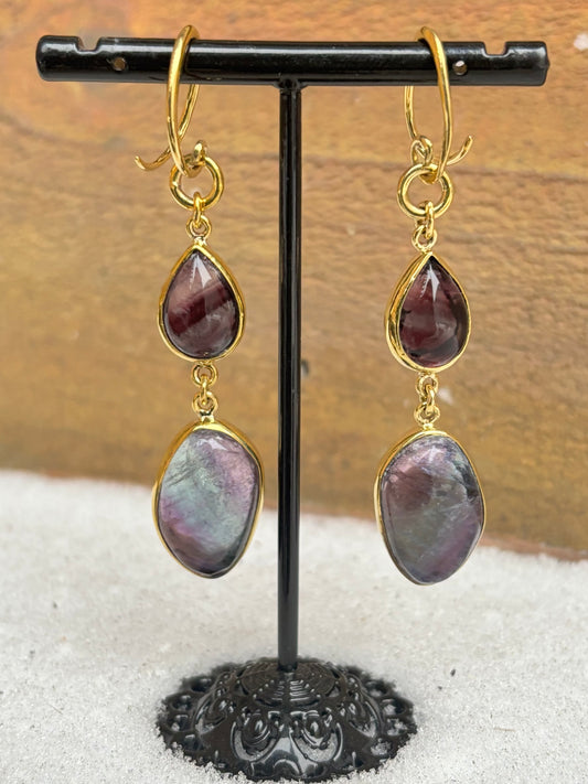 Fluorite Dangle earrings