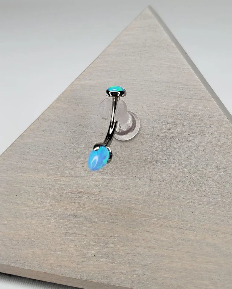 Sky Blue opal bullet curve from industrial strength
