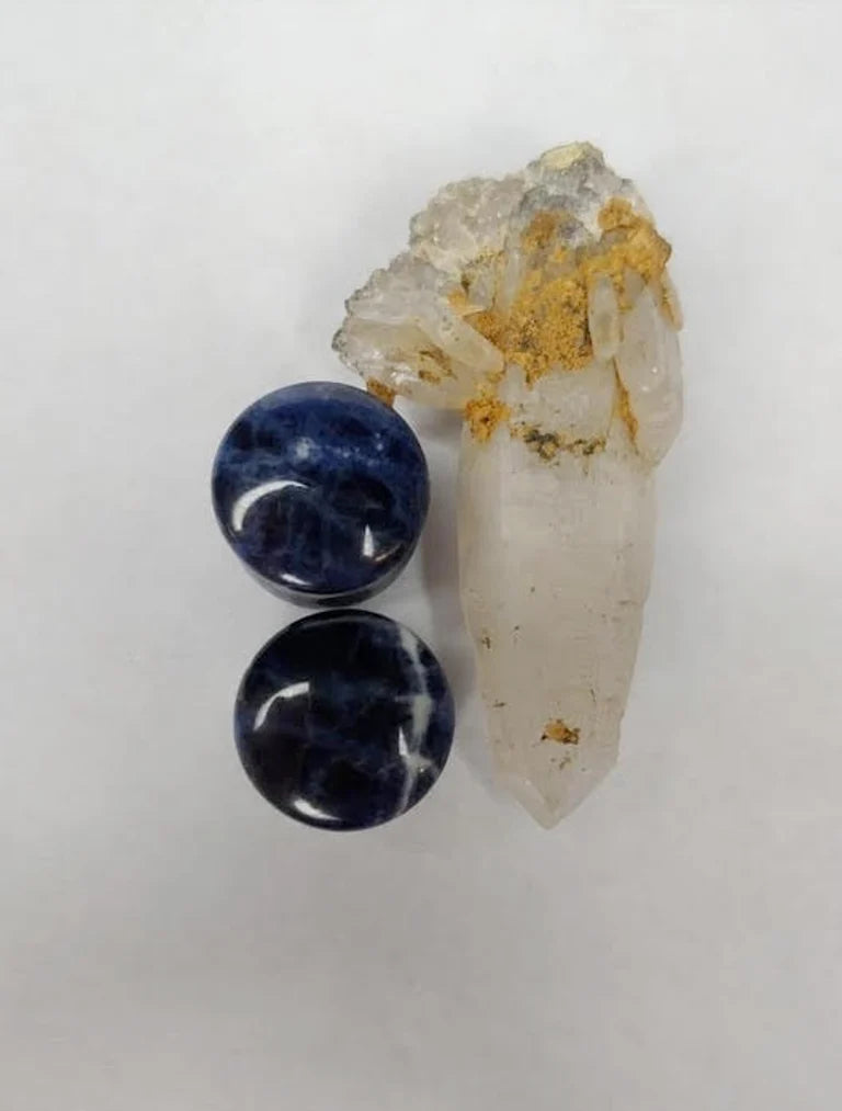 sodalite plugs from Evolve